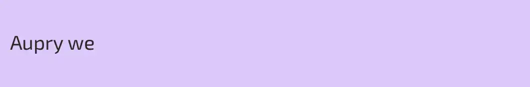 Aupry we